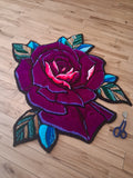 3D Rose Rug